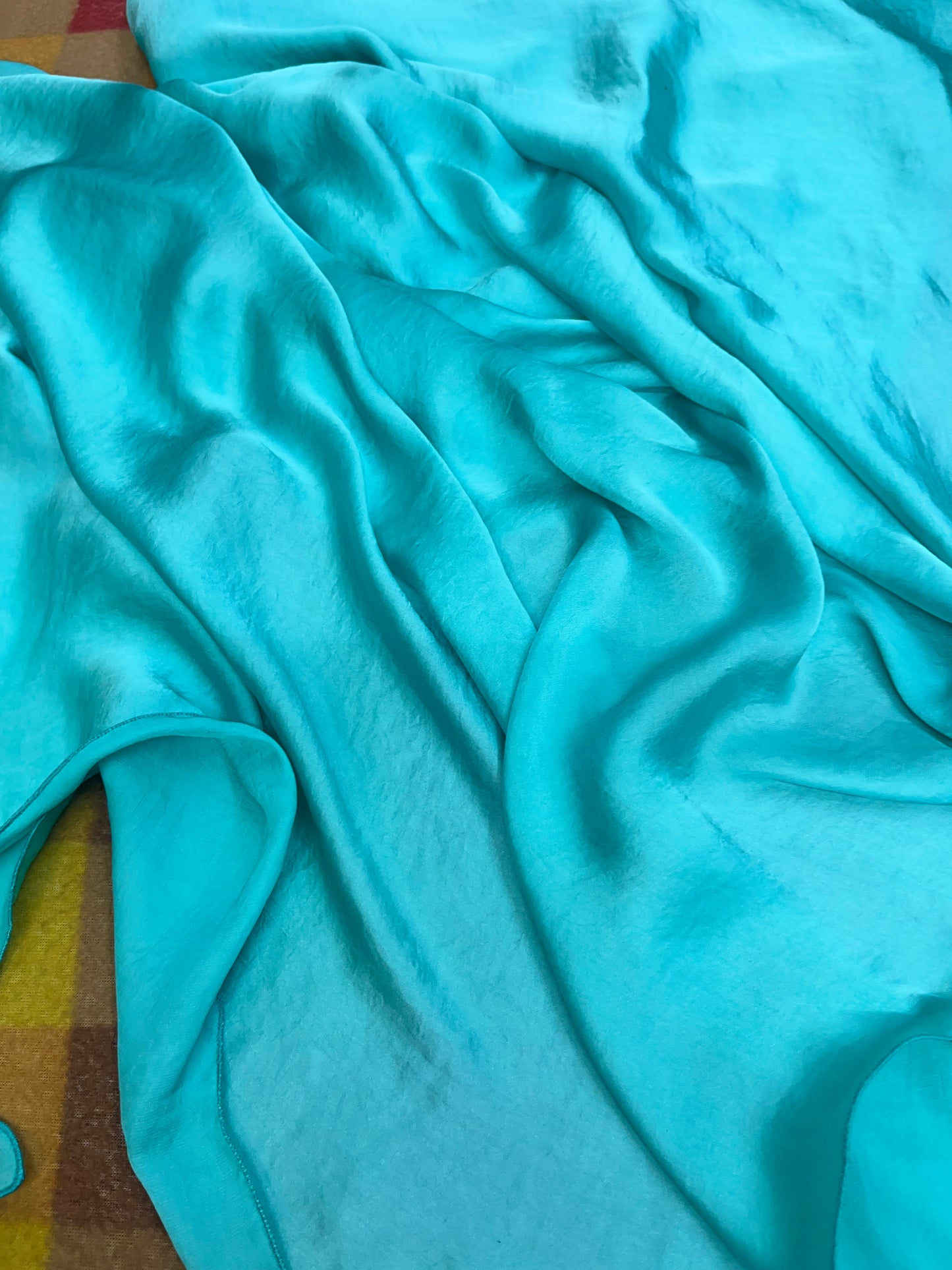 WildRag 45x45 turquoise solid light weight