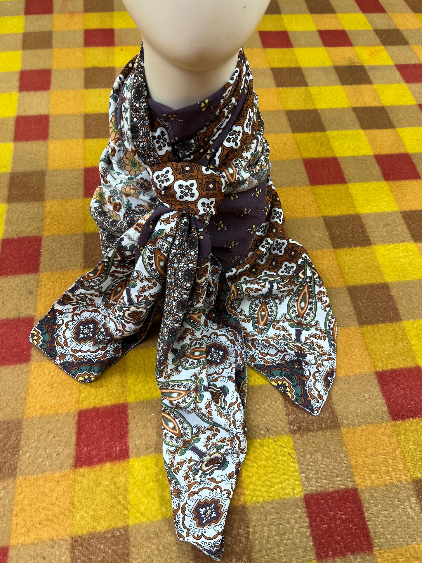 Wild Rag 45x45 purple patchwork