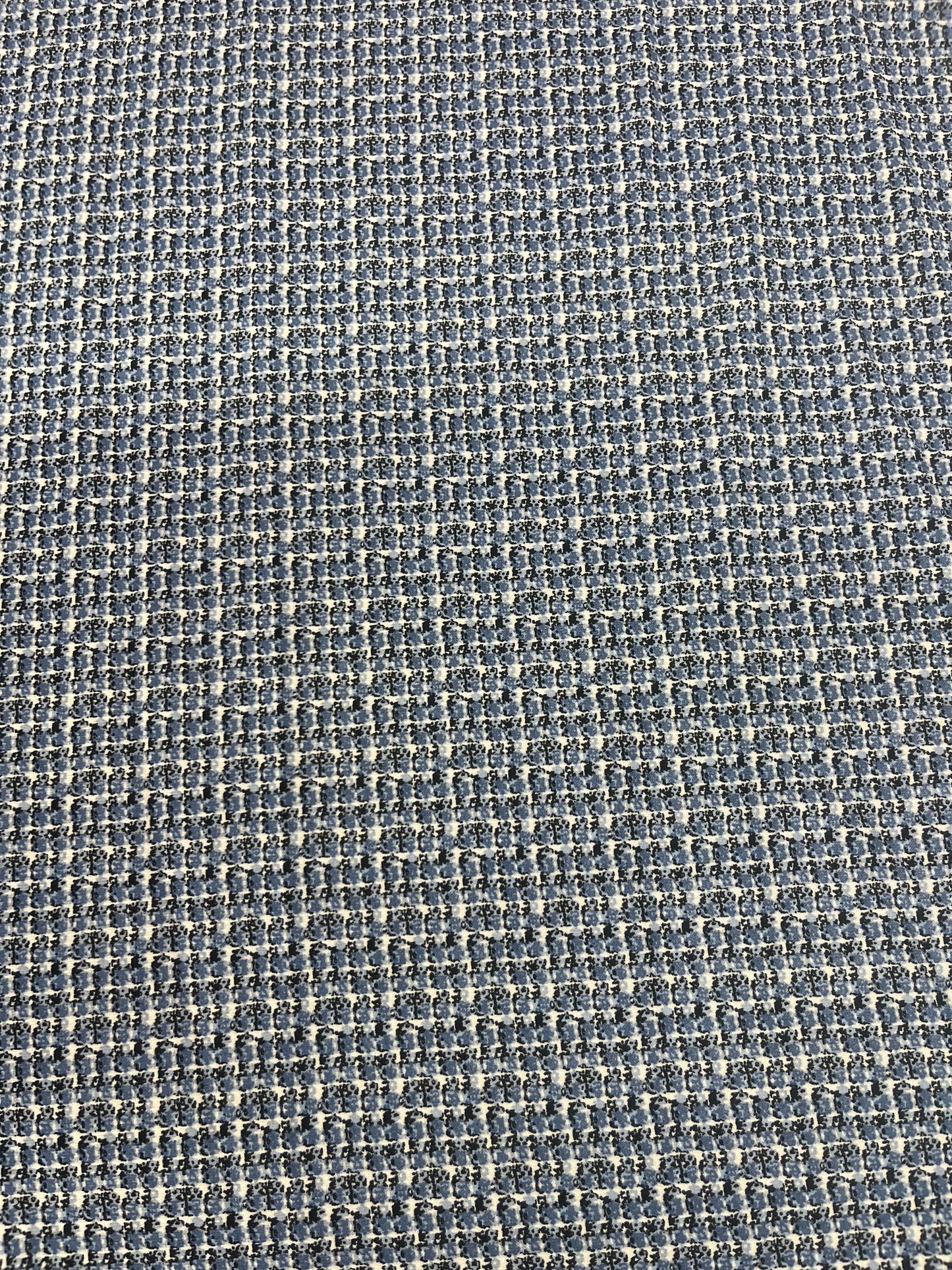 WildRag 45x45 blue/white houndstooth