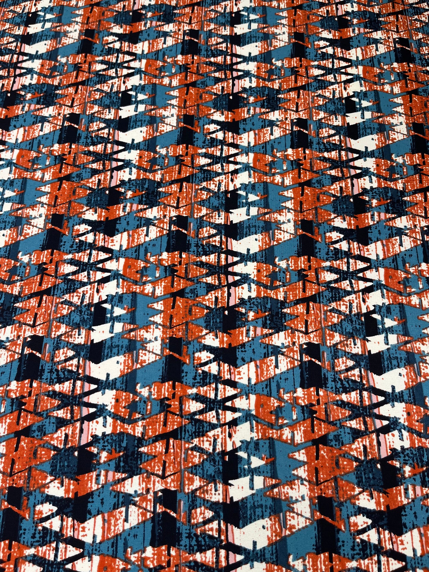 Wild Rag45x45 red/white/blue diamond