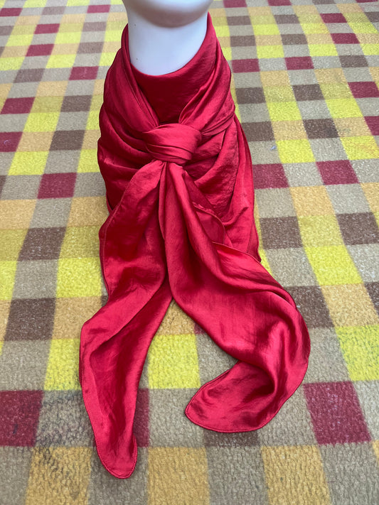 Wild Rag 45x45 solid Red lightweight