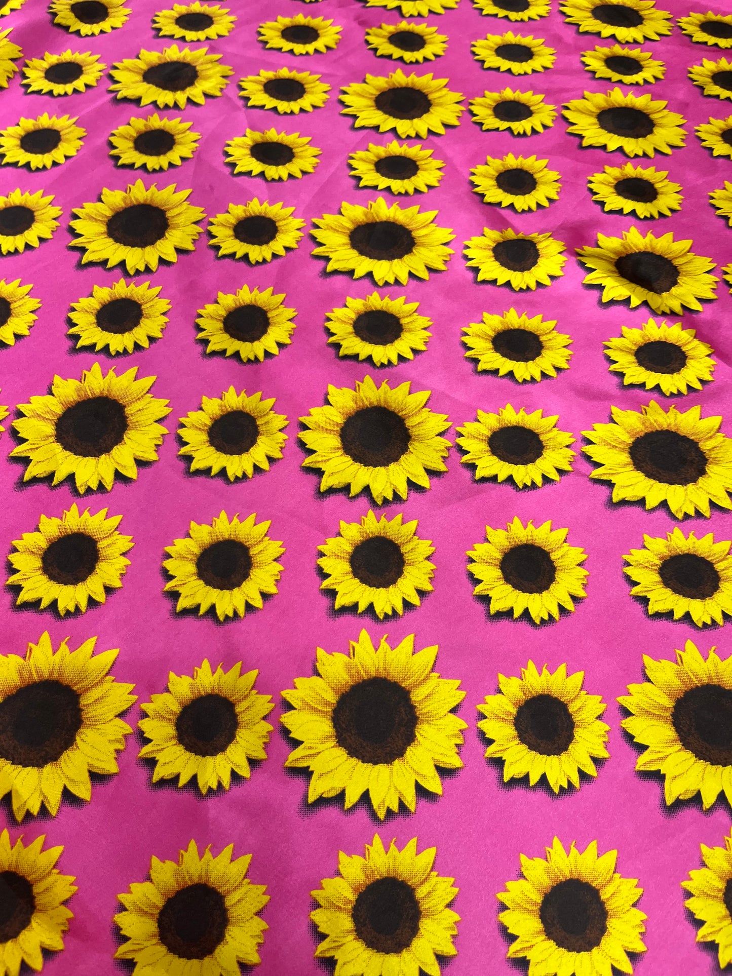 Wild Rag 45x45 pink /sunflowers