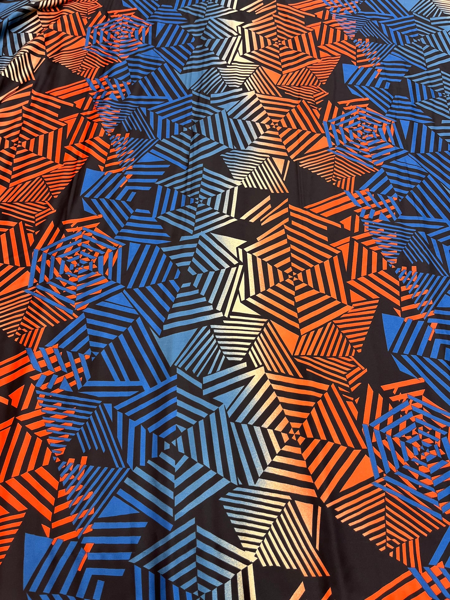 Wild Rag 45x45 red/white/blue spiderweb