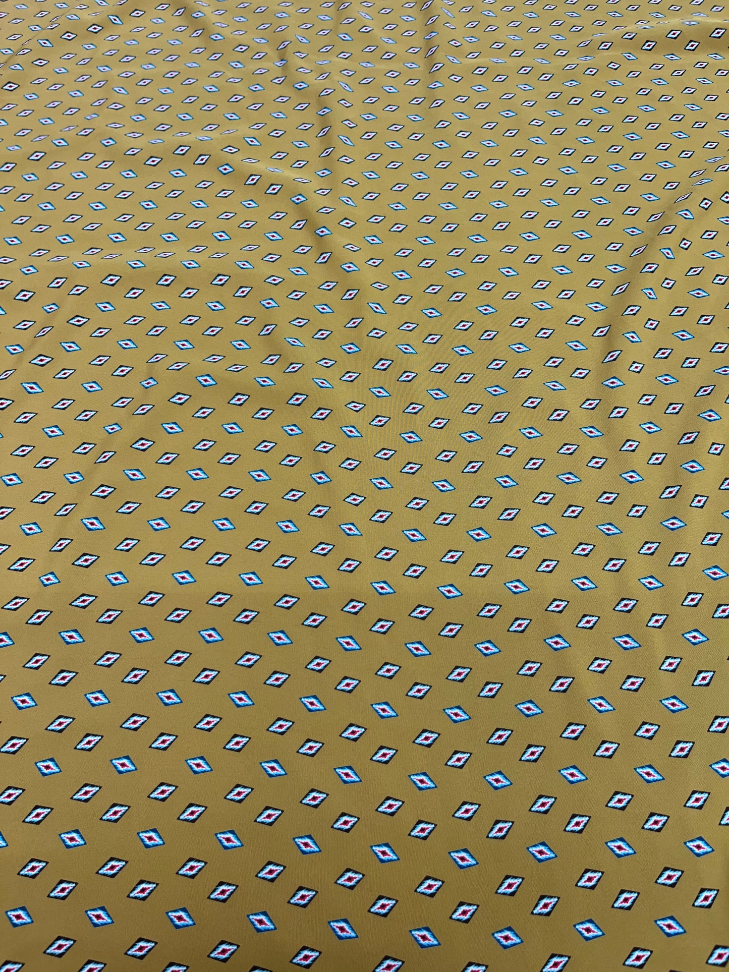 Wild Rag 45x45 Mustard Yellow/ tiny Diamond