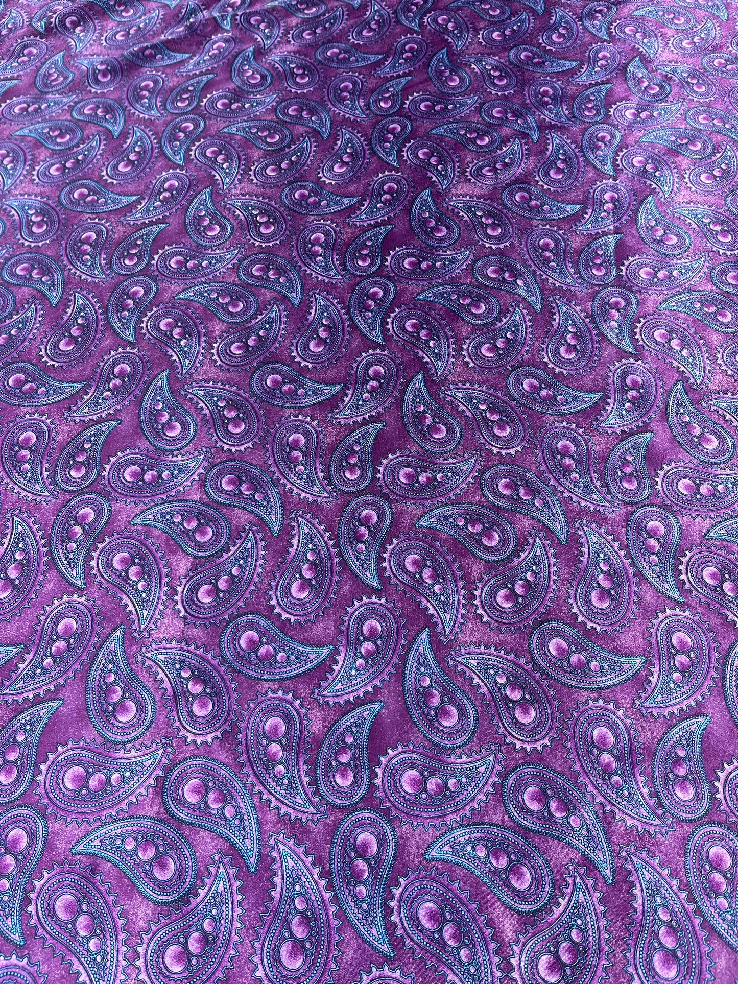 Wild Rag 45x45 purple paisley