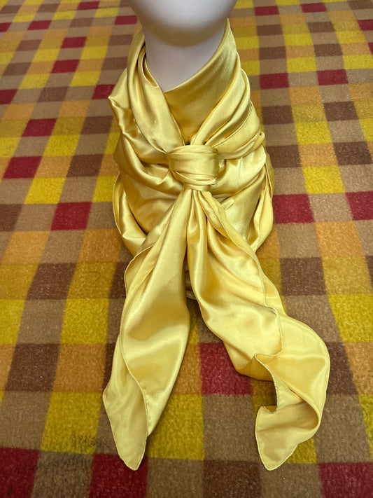 Wild Rag 45x45 yellow/gold solid