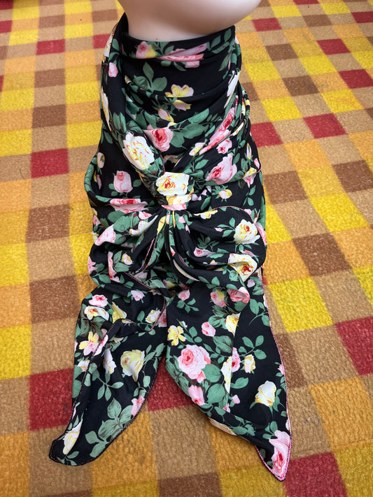 Wild Rags 45x45 pink/yellow roses