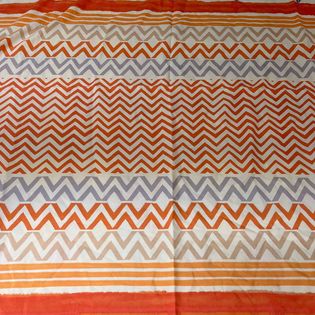 45x45 Wild Rag orange/purple diamond