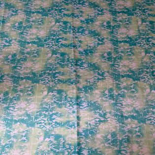 45x45 Wild Rag light green blot/tribal