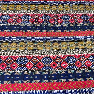 45x45 Wild Rag blue/red diamond triable
