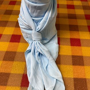 45x45 Wild Rag light blue