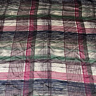 45x45 Wild Rag grey/pink/green plaid