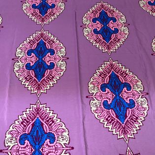 45x45 Wild Rag purple/blue Damascus