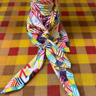 45x45 Wild Rag multi color  triangle
