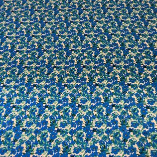 45x45 Wild Rag blue flowers