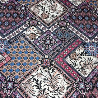 45x45 Wild Rag multi color chevron